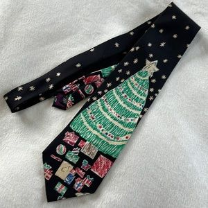 Christmas tie black